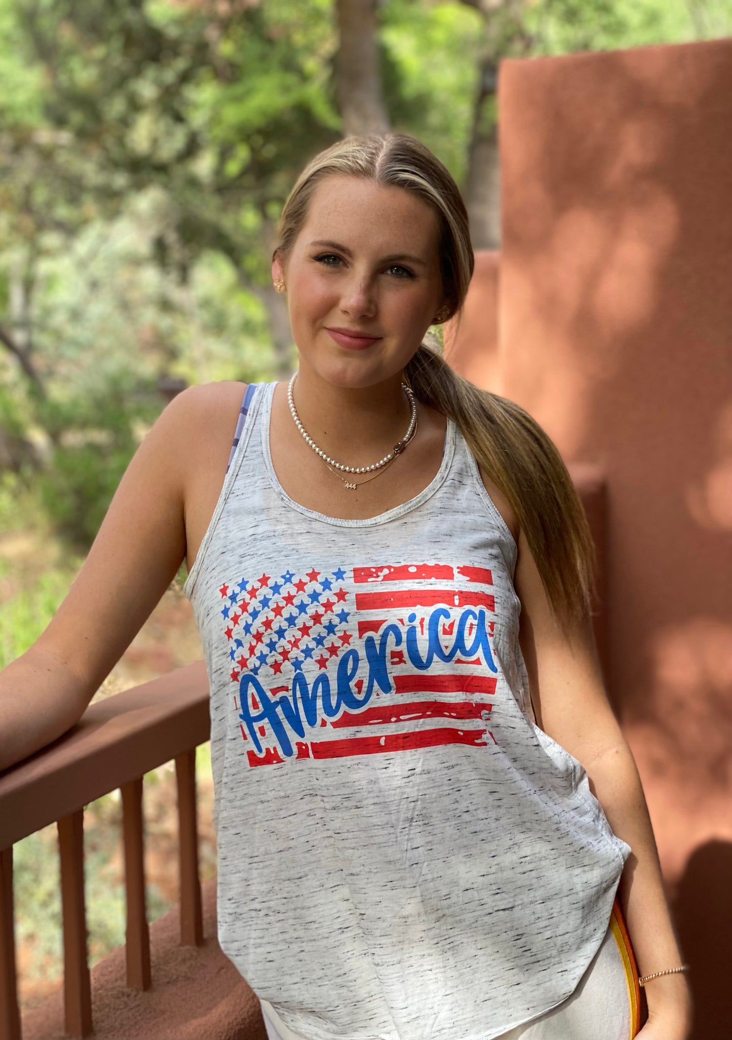 America Flowy Tank