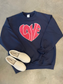 LOVE HEART SWEATSHIRT