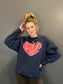 LOVE HEART SWEATSHIRT