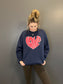 LOVE HEART SWEATSHIRT