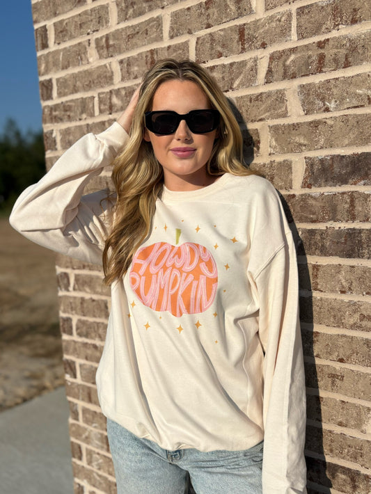 Howdy Pumpkin Sweatshirt