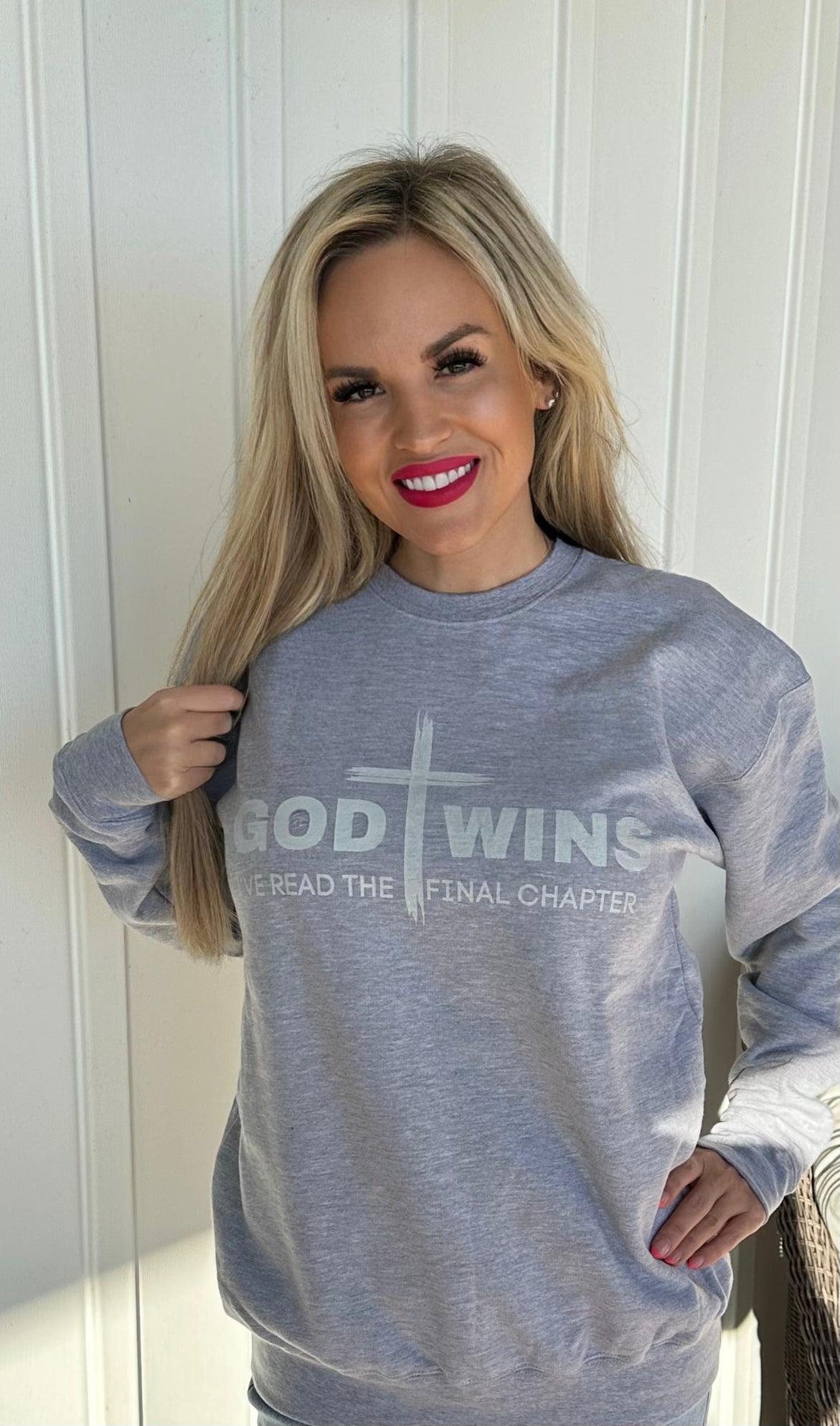 GOD WINS SWEATSHIRTS