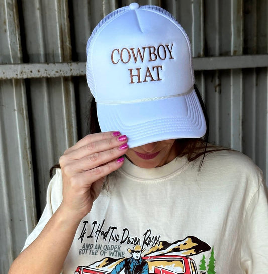 Cowboy Hat Trucker Cap