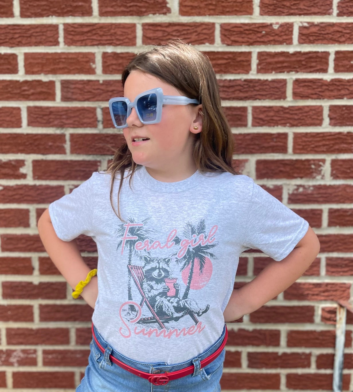 Feral Girl Summer Youth Tee