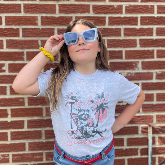 Feral Girl Summer Youth Tee