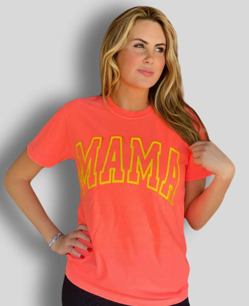 Outlined Mama Tee