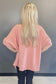 I'm Blushing - Waffle Knit Dolman