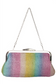 Rainbow Bright Rhinestone Clutch