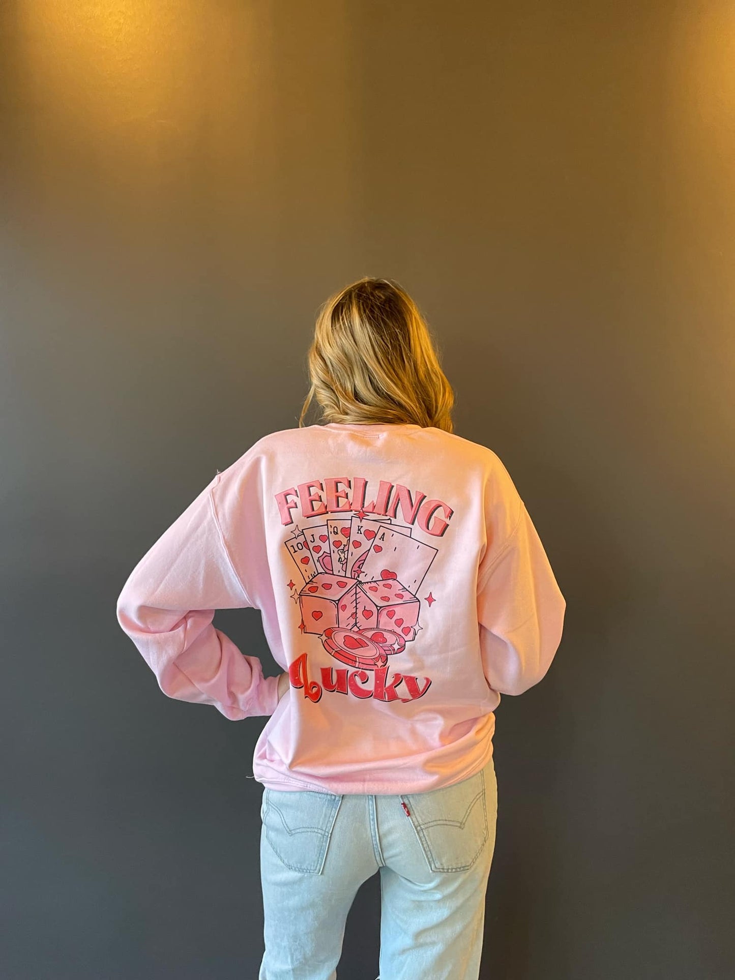 Feelin Lucky Cards Sweatshirt