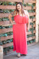 Unleash Your Beauty - Coral Maxi