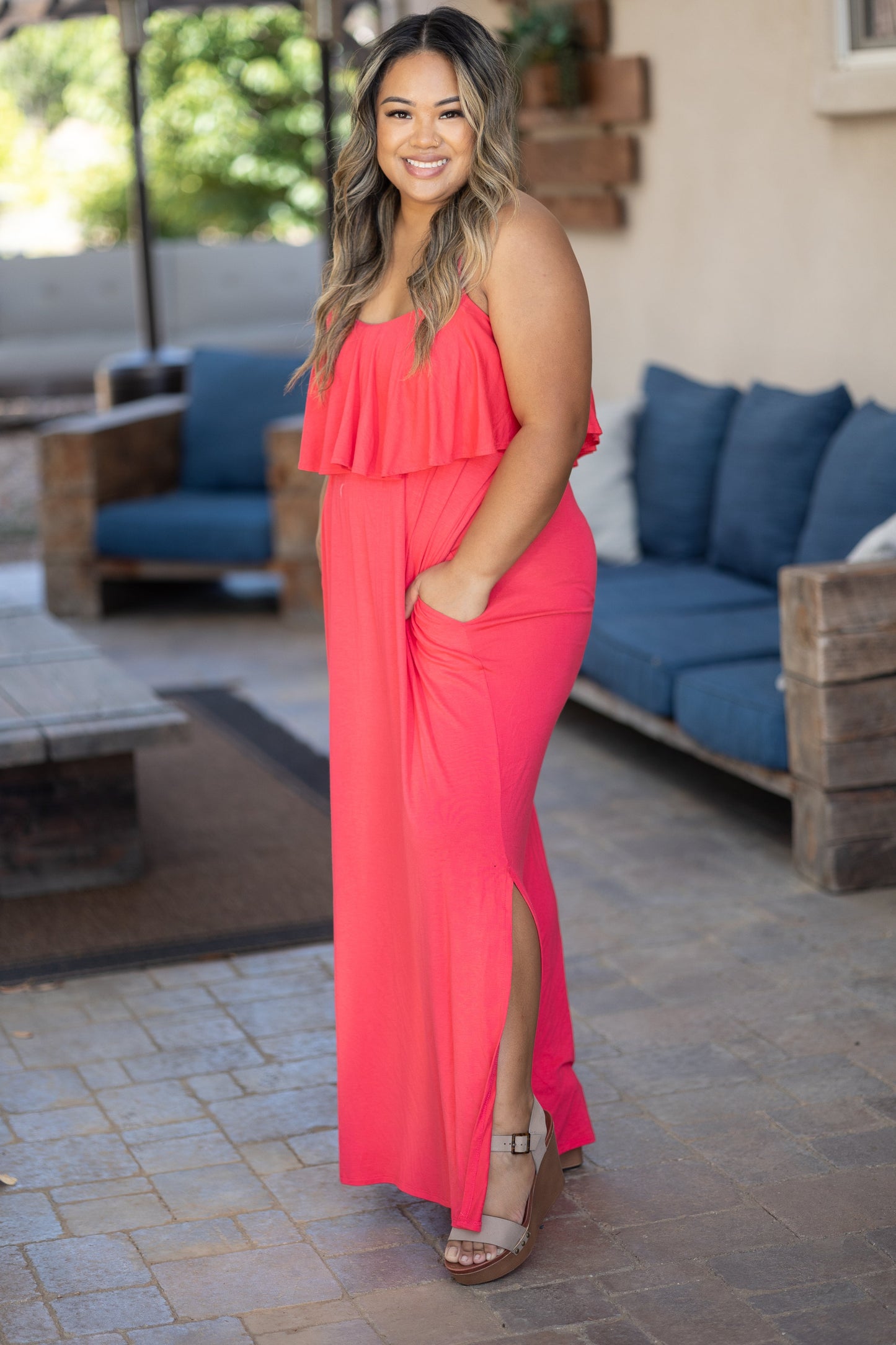 Unleash Your Beauty - Coral Maxi