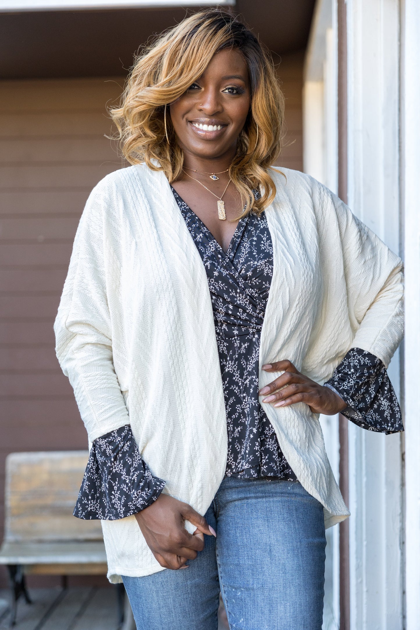 Ivory Ice Caps Cardigan