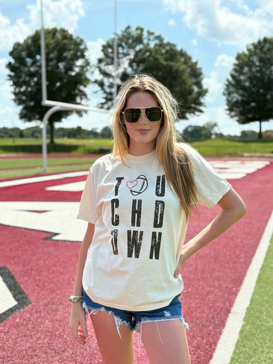 STACKED TOUCHDOWN TEE
