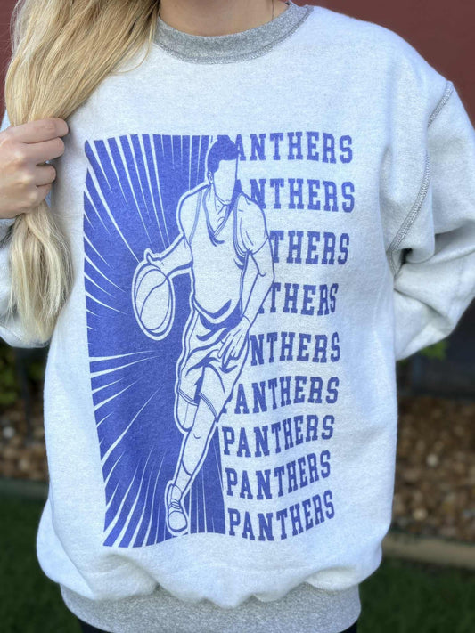 INSIDE OUT REPEATING BASKETBALL SWEATSHIRT