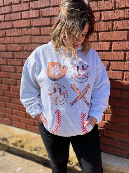 Baseball/Softball Grid Hoodie