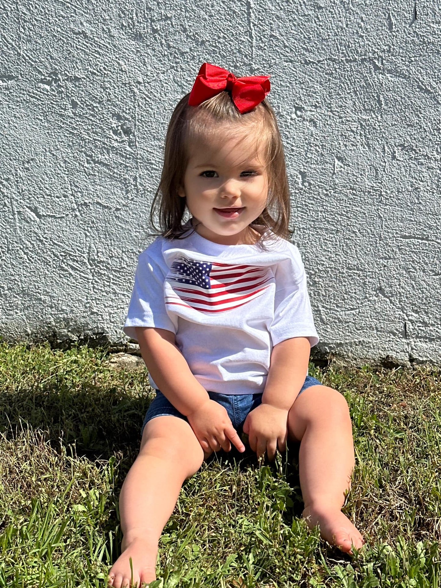 American Flag Toddler Tee