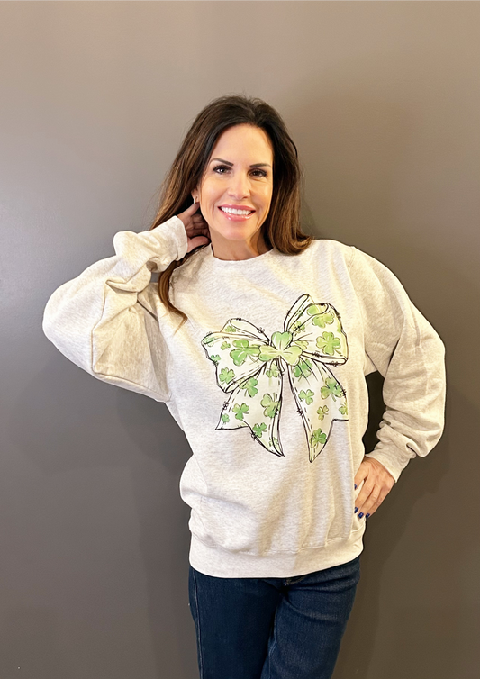 Clover Bow Sweatshirt