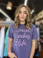 All Things Positive Tee - Purple-ask apparel wholesale