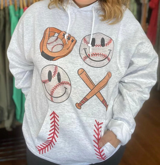 Baseball Frenzy Hoodie ask apparel wholesale 