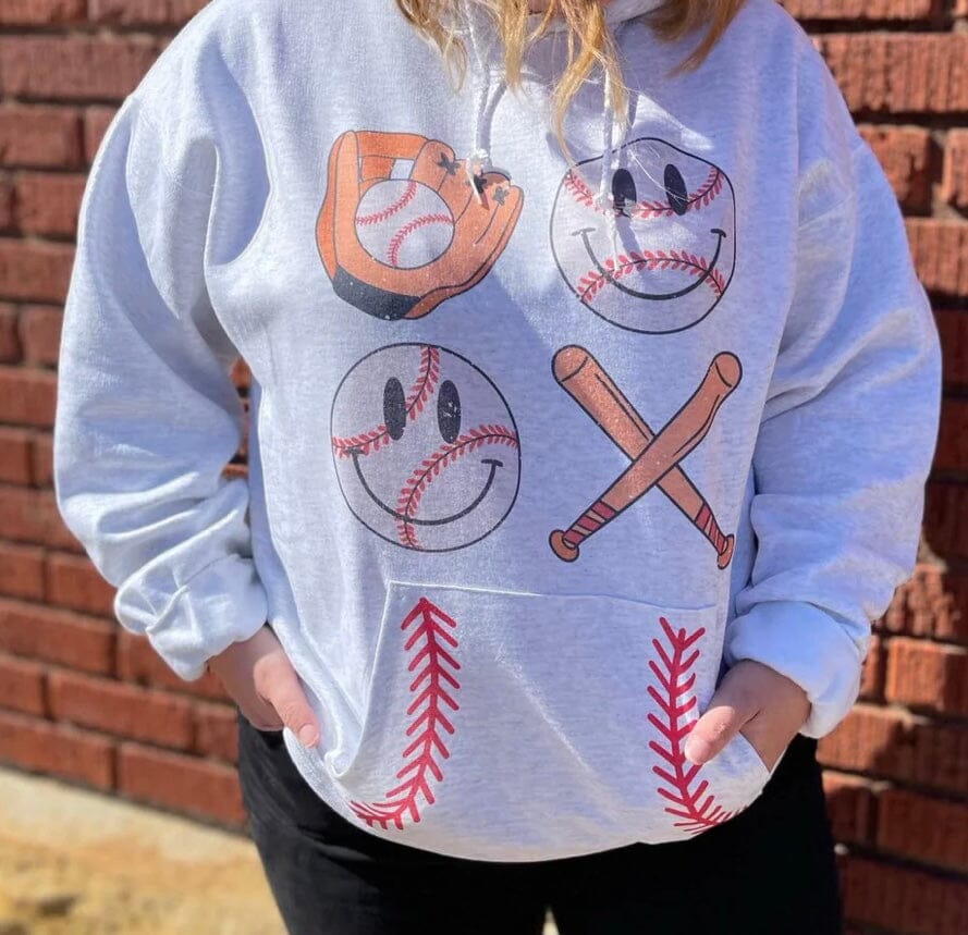 Baseball Frenzy Hoodie ask apparel wholesale 