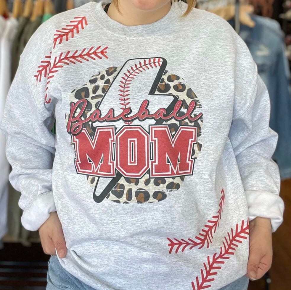 Baseball Mom Sweatshirt ask apparel wholesale 