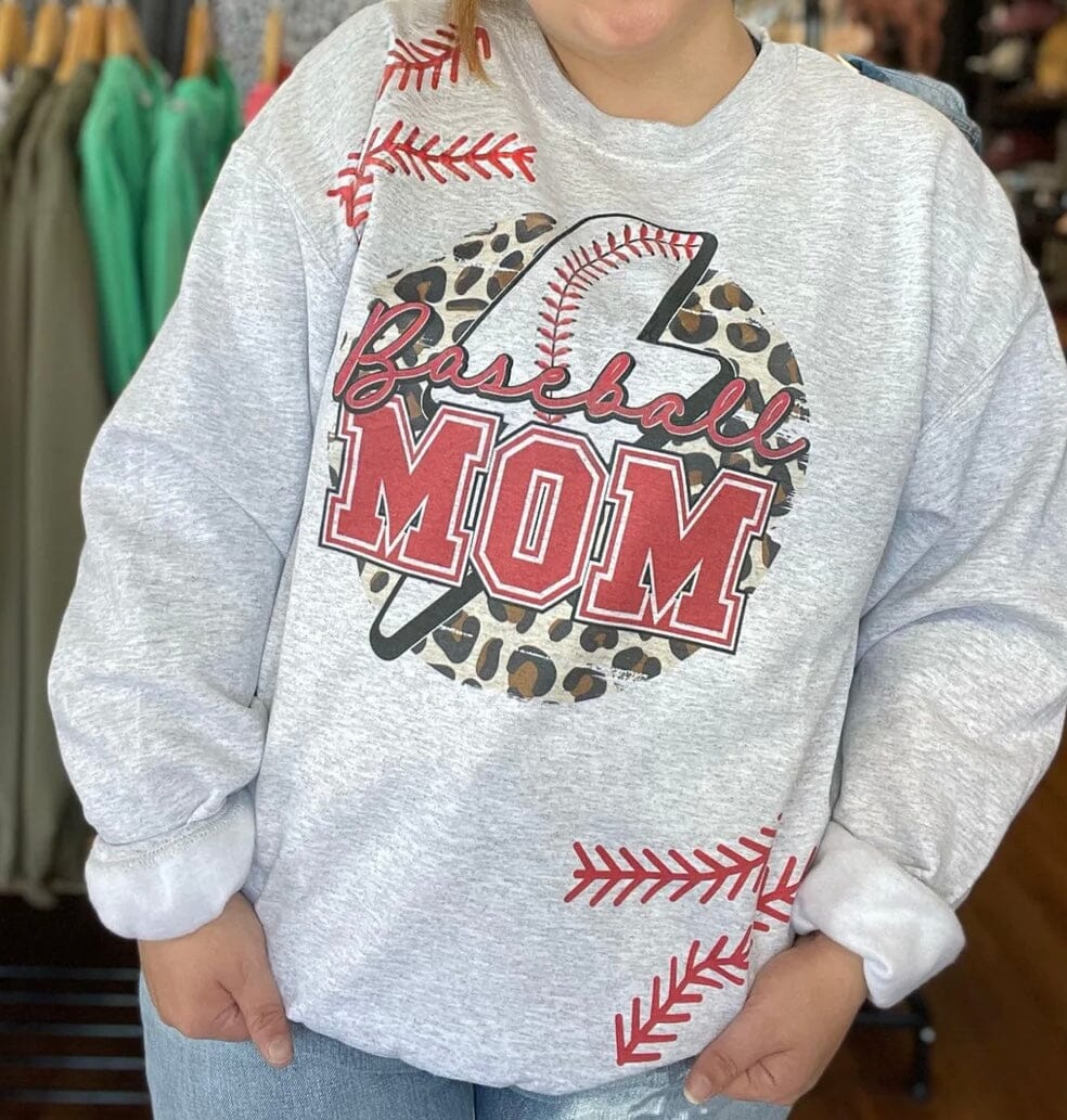 Baseball Mom Sweatshirt ask apparel wholesale 