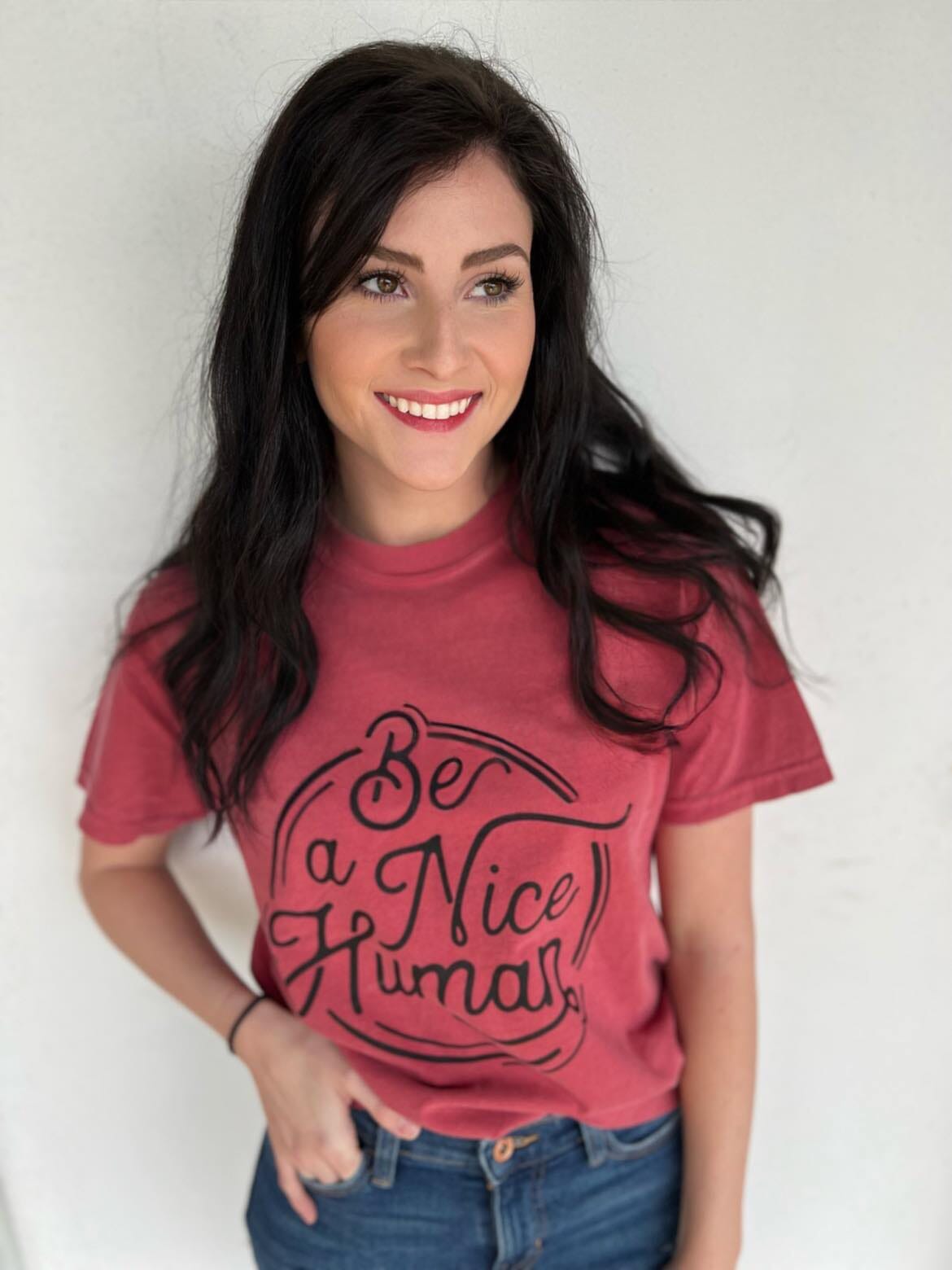 Be A Nice Human Tee ask apparel wholesale 