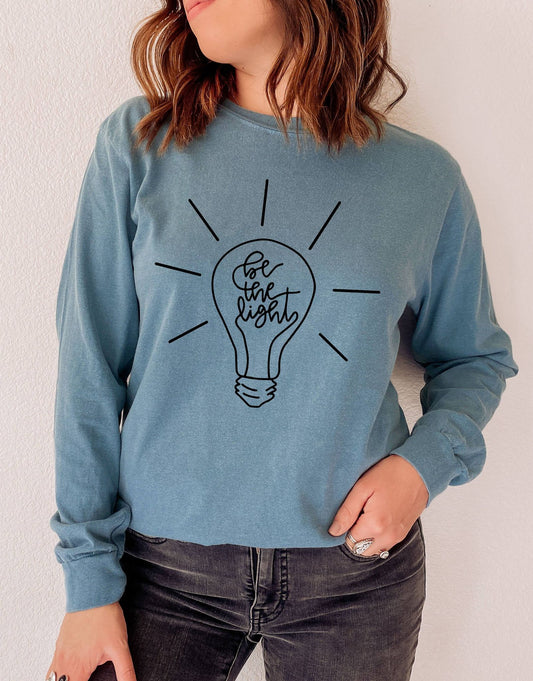 Be The Light Long Sleeve-ask apparel wholesale