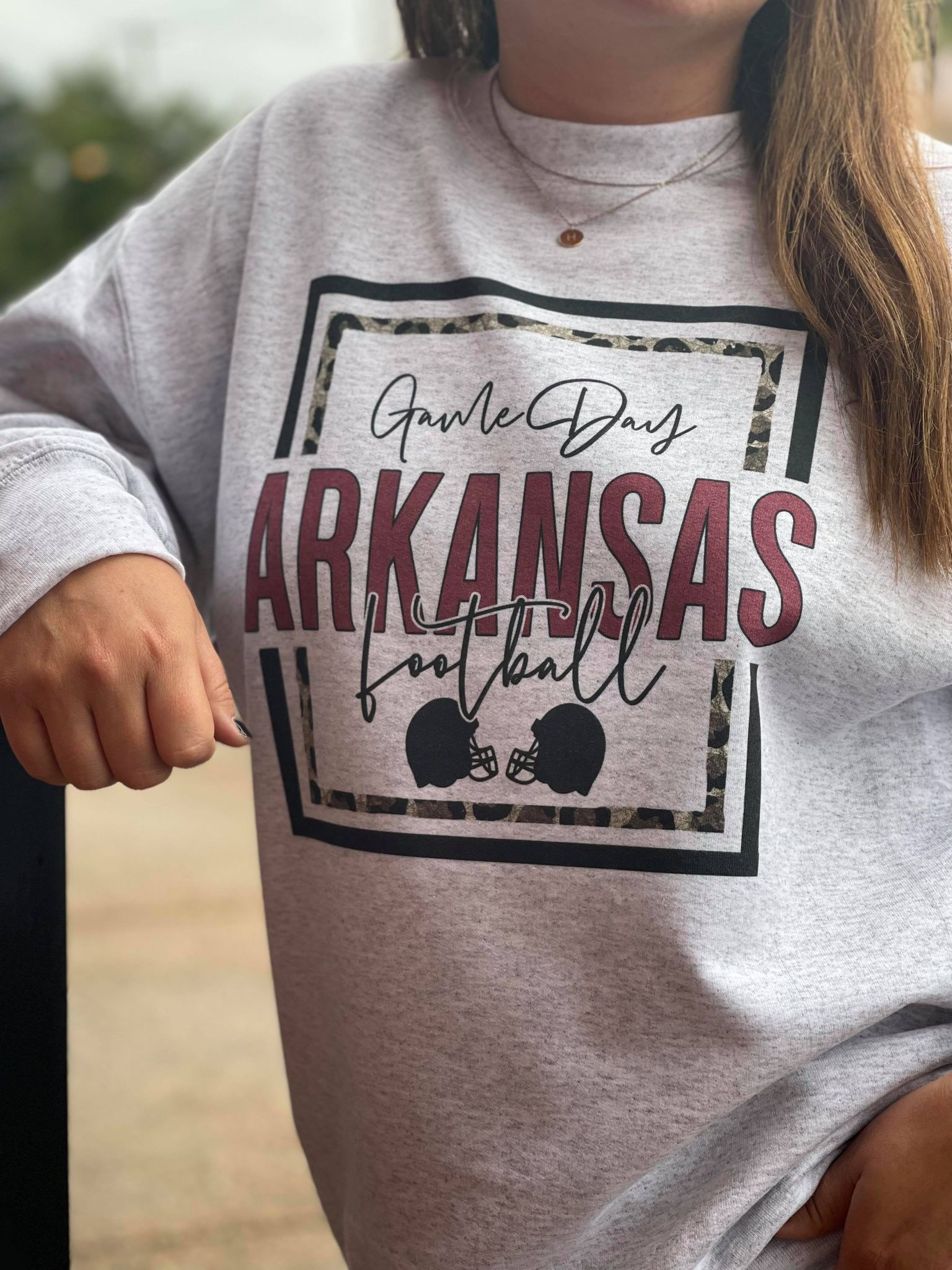 Custom Square Game Day Sweatshirt-ask apparel wholesale