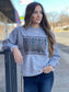 Custom Textured State Sweatshirt-ask apparel wholesale