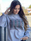 Custom Textured State Sweatshirt-ask apparel wholesale