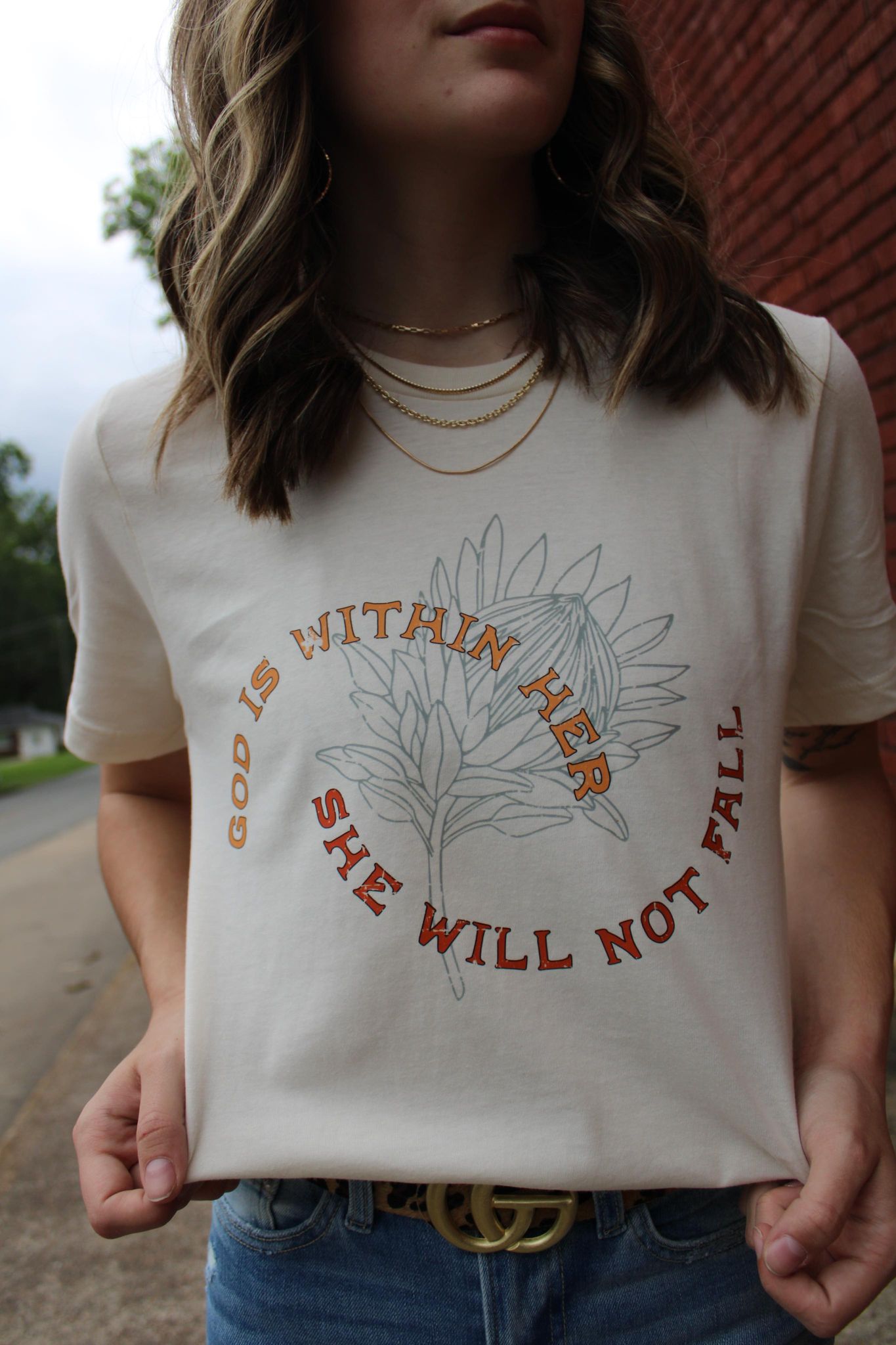 God is Within Her Tee-ask apparel wholesale