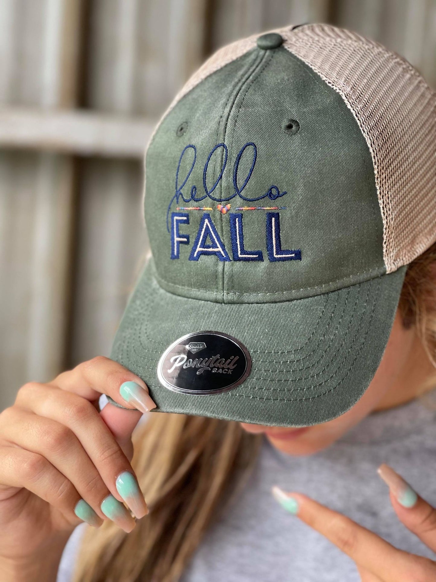 Hello Fall Hat-ask apparel wholesale