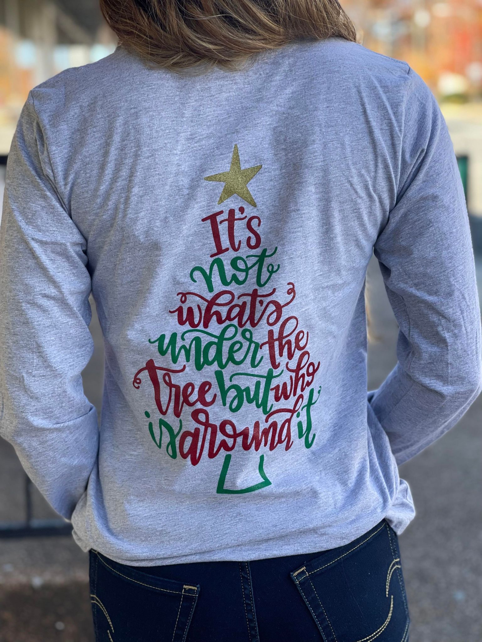 It's Not About What's Under The Tree Tee-ask apparel wholesale