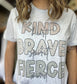 Kind, Brave, Fierce Tee-ask apparel wholesale