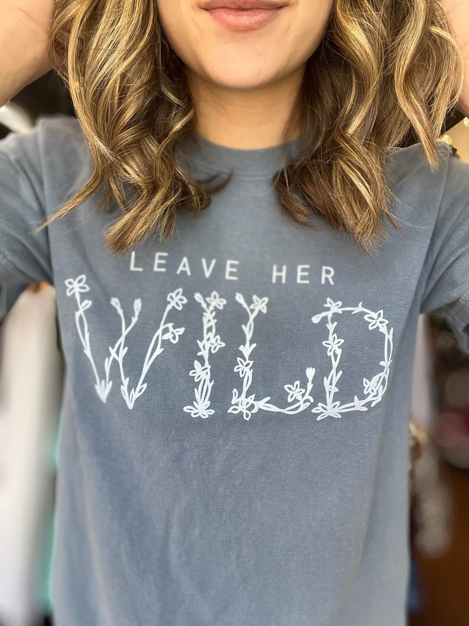 Leave Her Wild Tee-ask apparel wholesale