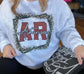 Leopard Border State Sweatshirt ask apparel wholesale 