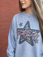 Leopard Star Mascot Sweatshirt-ask apparel wholesale