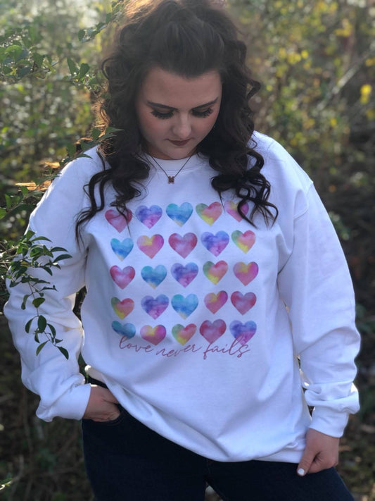 Love Never Fails-ask apparel wholesale