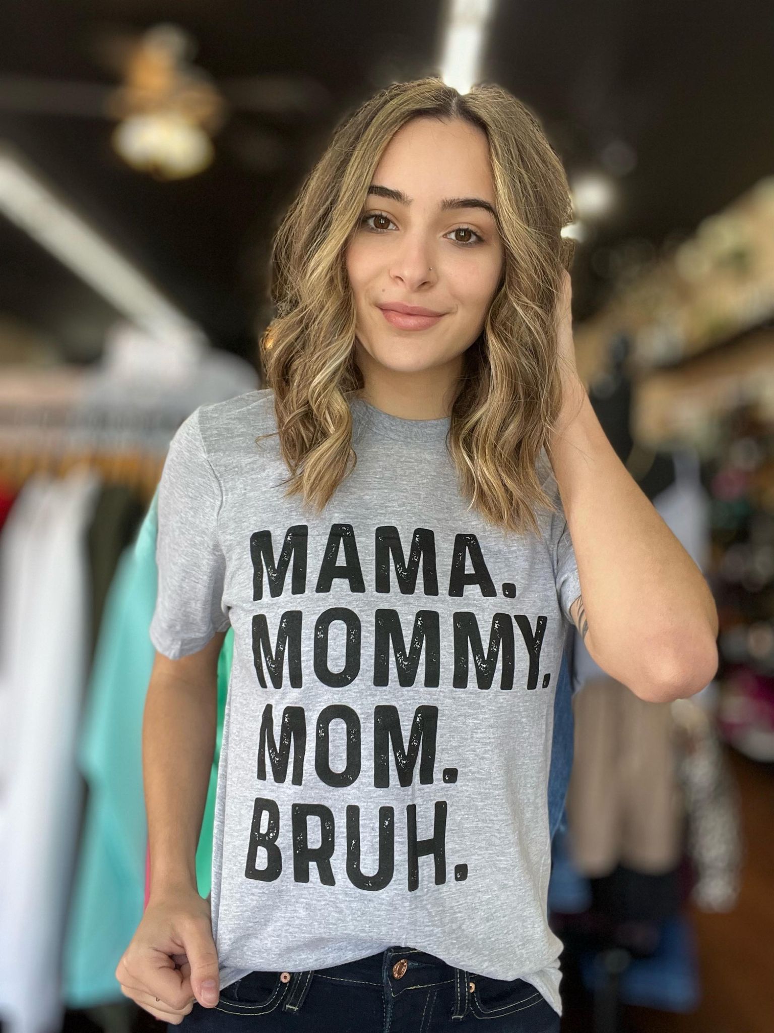 Mama. Bruh. Tee-ask apparel wholesale