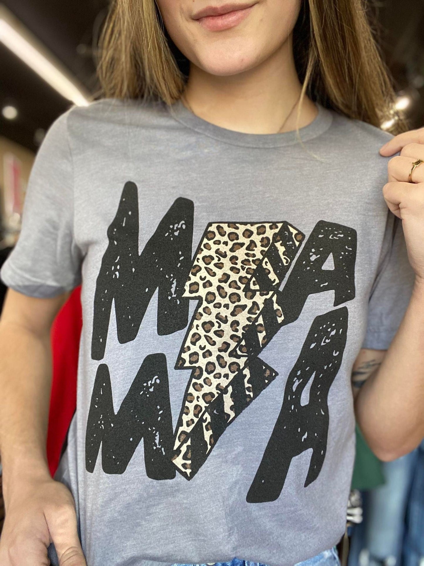 Mama Lightning Tee-ask apparel wholesale