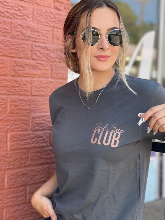 Self Love Club Tee-ask apparel wholesale